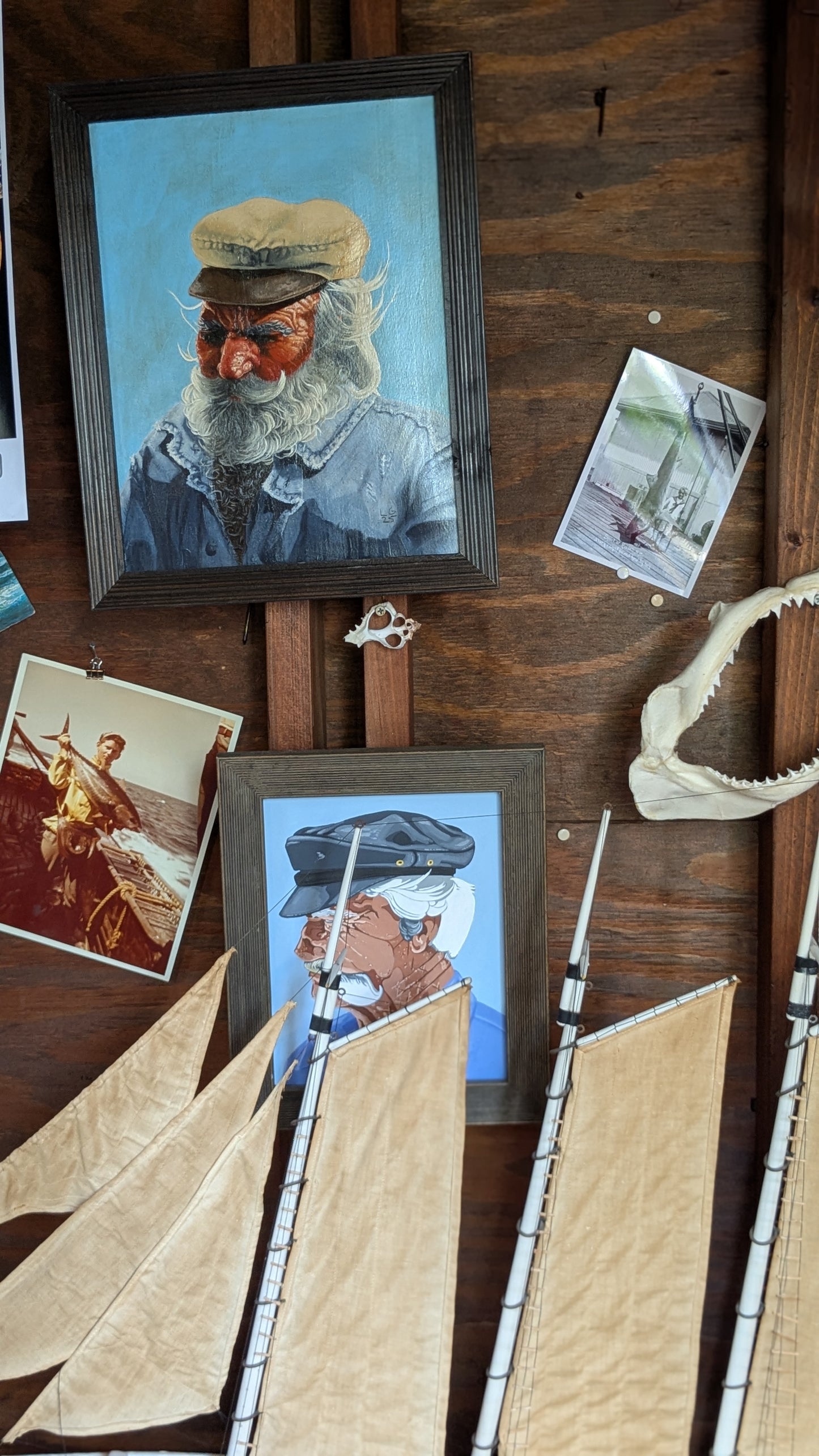 Fisherman in a Yellow Slicker Photo