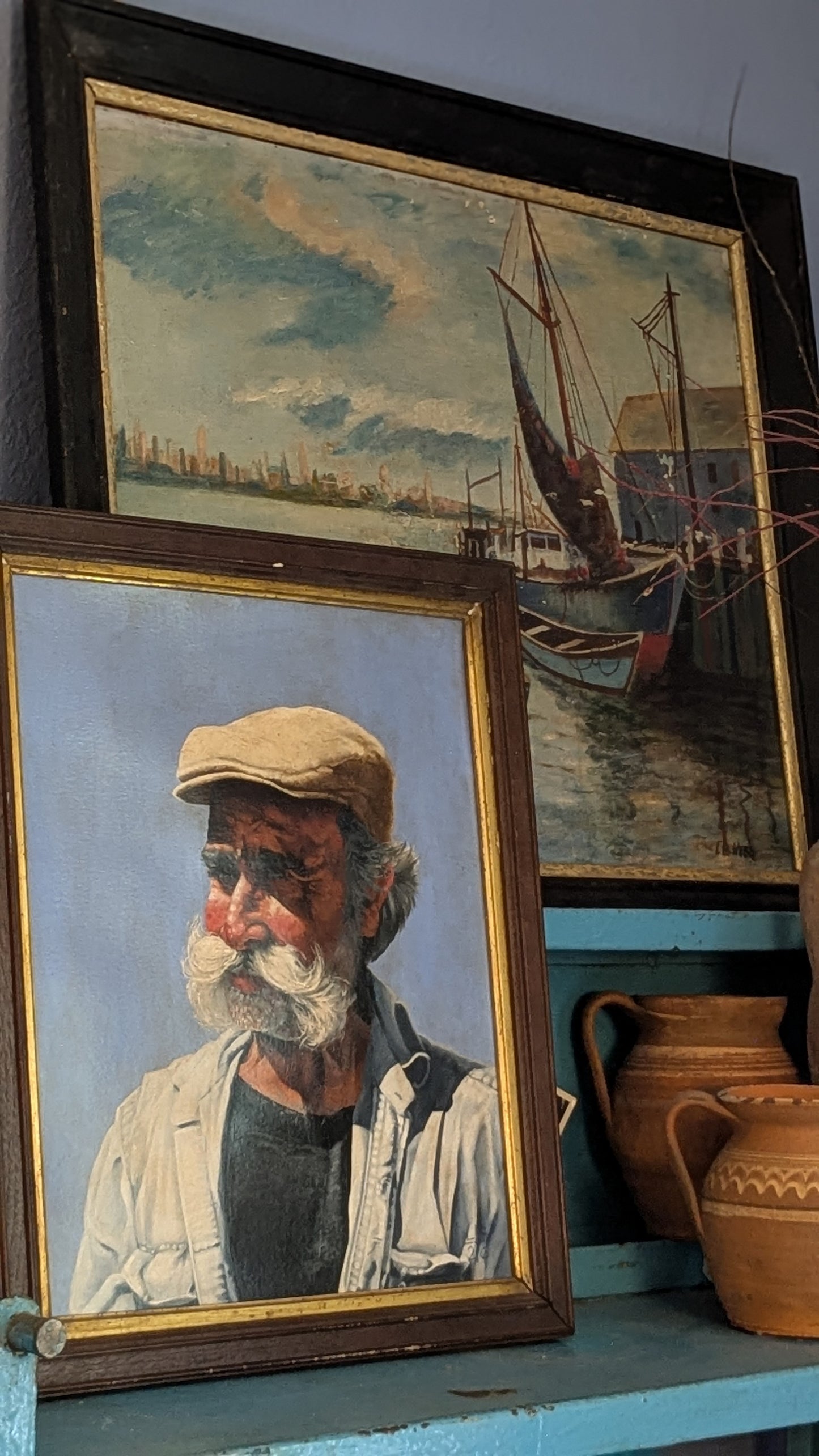 Original Fisherman Portrait Painting