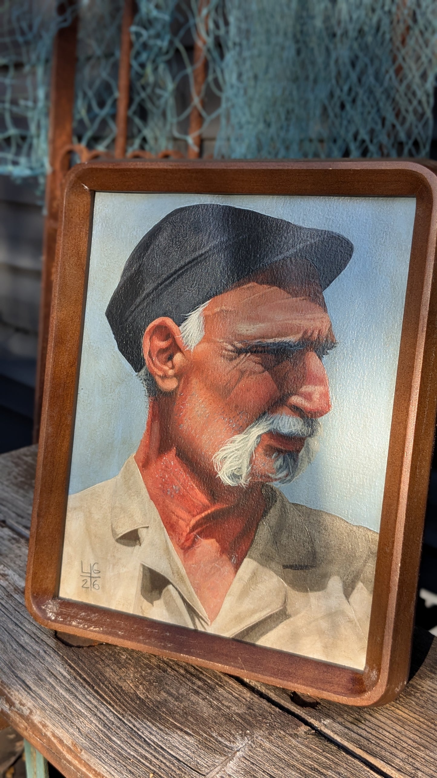 Original Acrylic Sailor Portrait