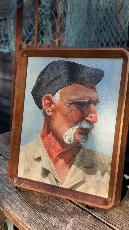 Original Acrylic Sailor Portrait