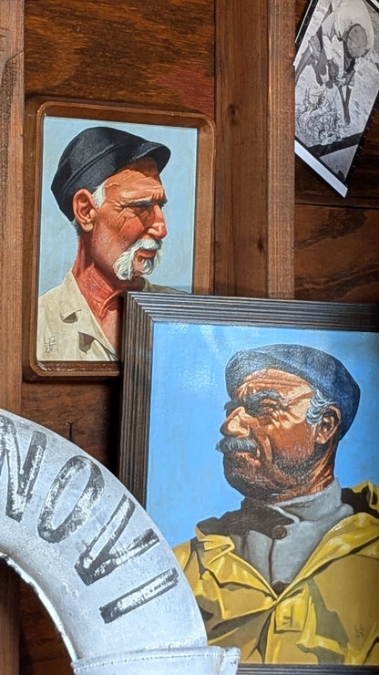 Original Acrylic Sailor Portrait