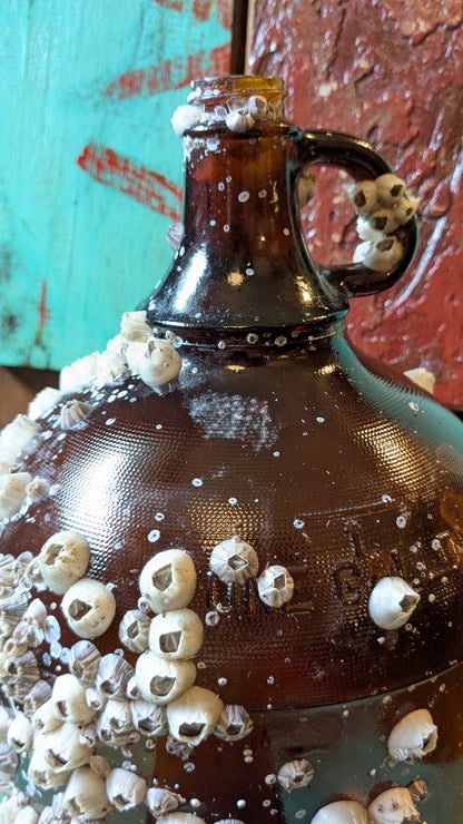 Barnacle Covered Glass Jug