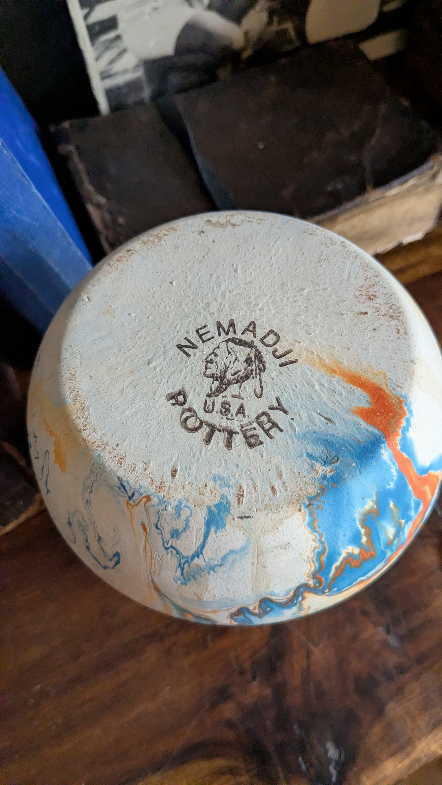 Vintage Nemadji Pottery Native American Pot