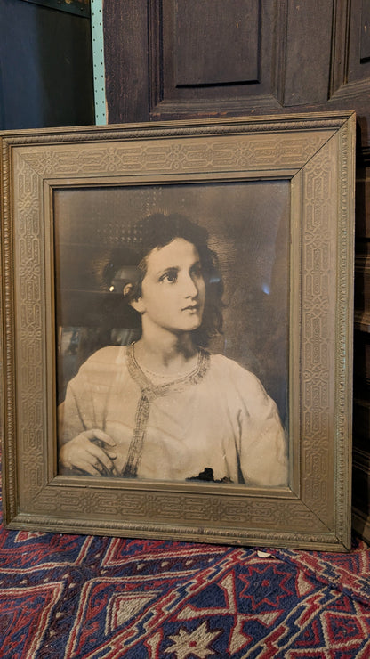 Antique Framed Print of Twelve Year Old Jesus