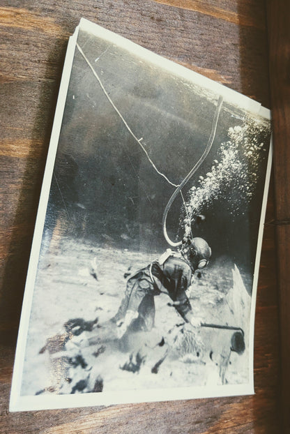Sponge Diver at Work