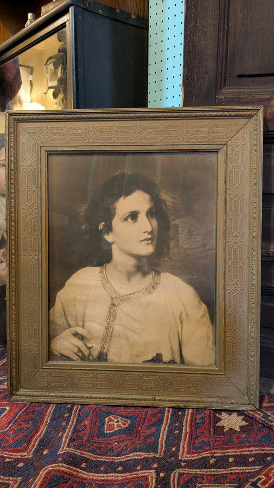 Antique Framed Print of Twelve Year Old Jesus