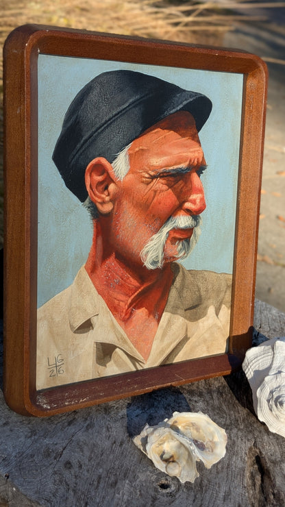 Original Acrylic Sailor Portrait