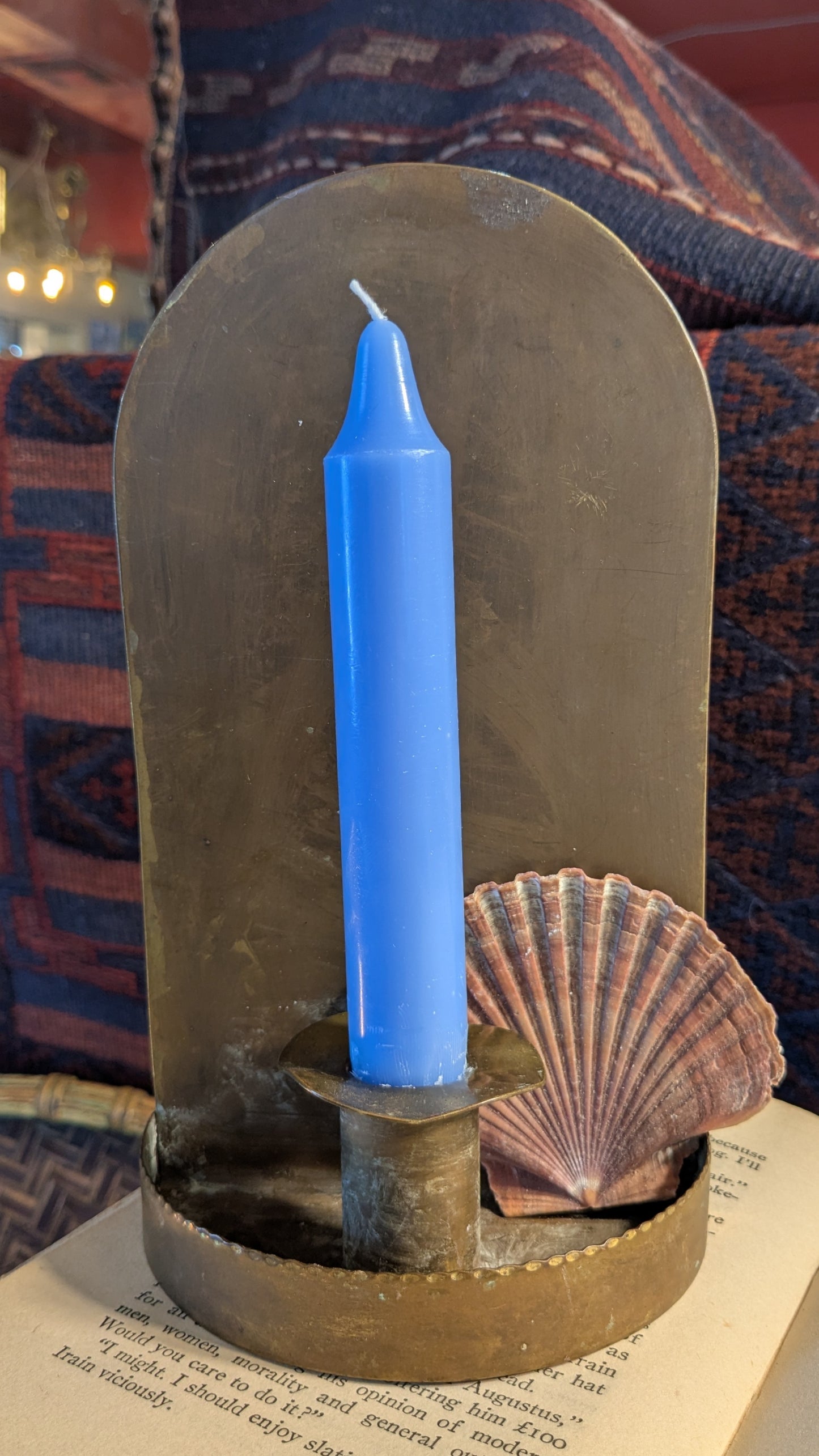 Vintage Handmade Brass Candle Sconce