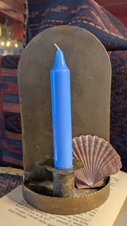 Vintage Handmade Brass Candle Sconce