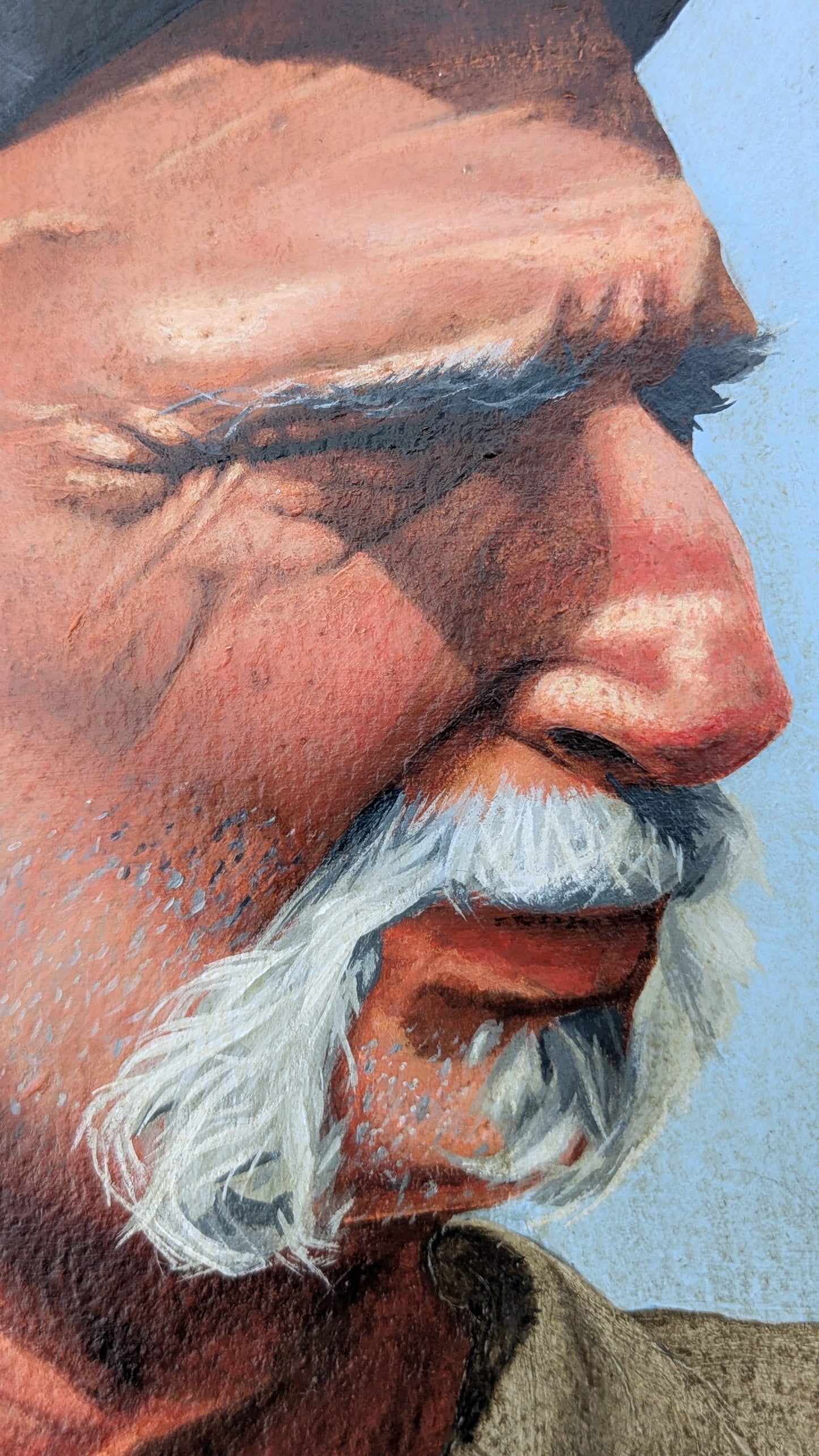 Original Acrylic Sailor Portrait