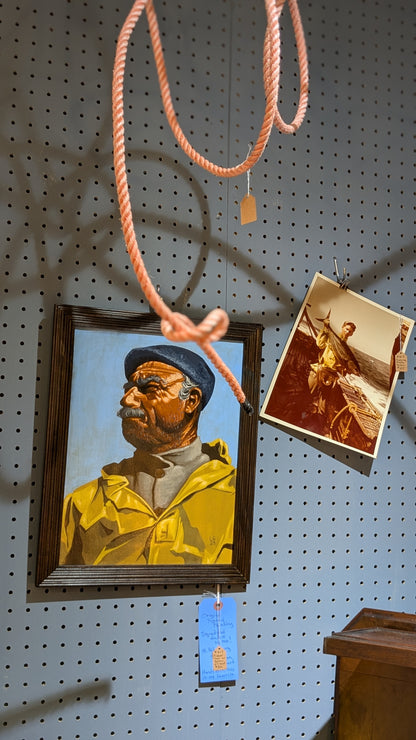 Fisherman with Yellow Slicker