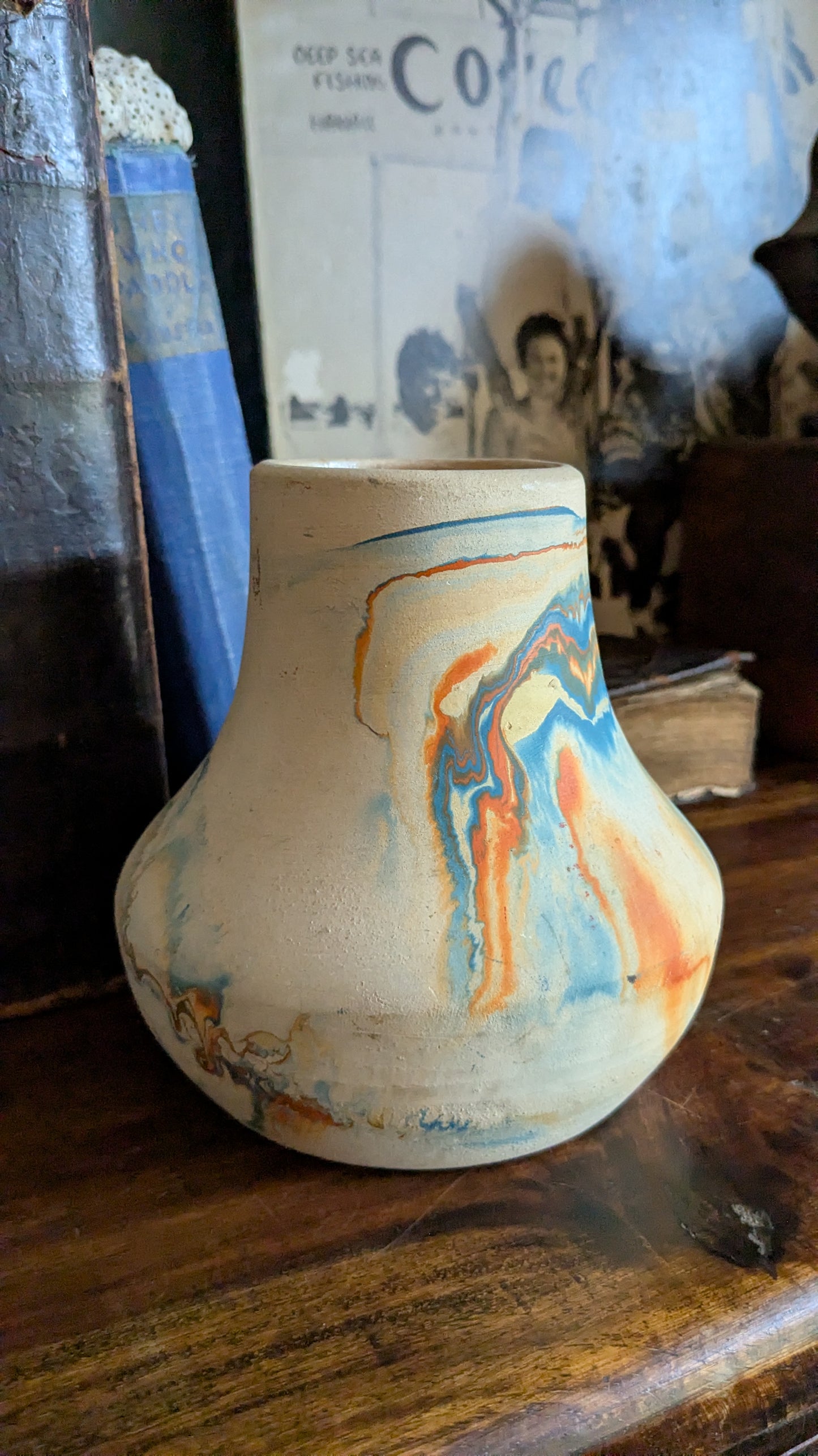 Vintage Nemadji Pottery Native American Pot