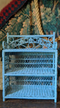 Vintage Wicker Shelves