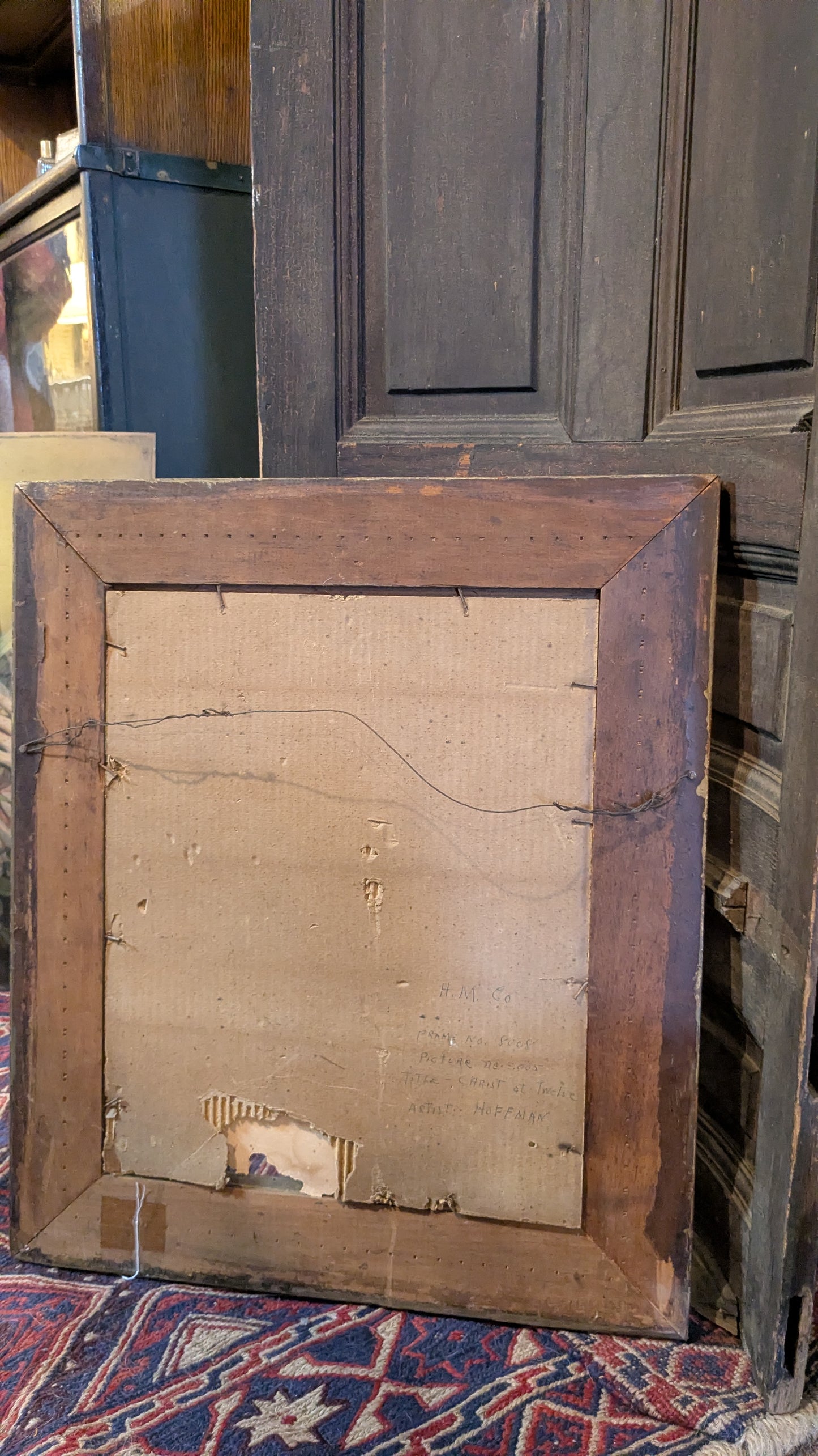 Antique Framed Print of Twelve Year Old Jesus