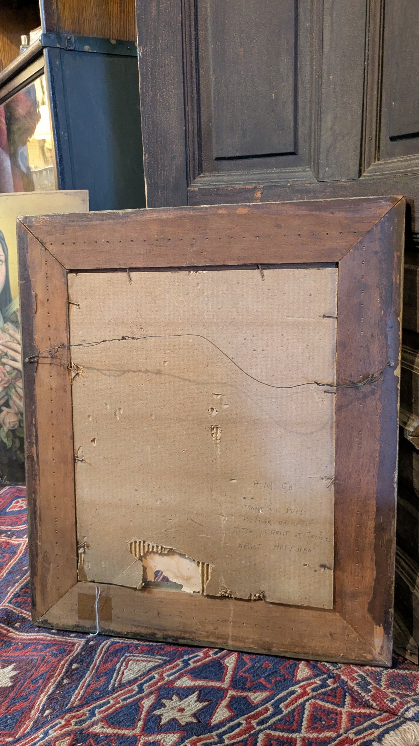 Antique Framed Print of Twelve Year Old Jesus