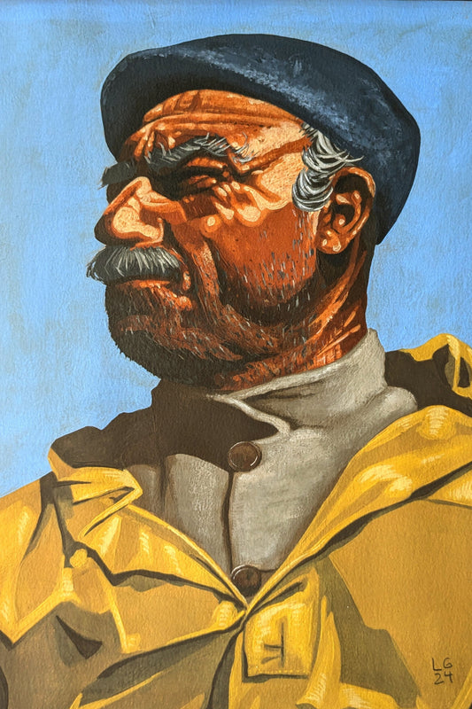 Fisherman with Yellow Slicker