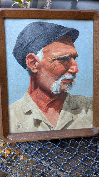 Original Acrylic Sailor Portrait