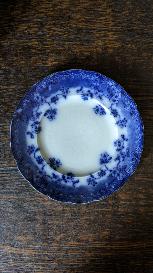 Blue and White Brunswick Plate