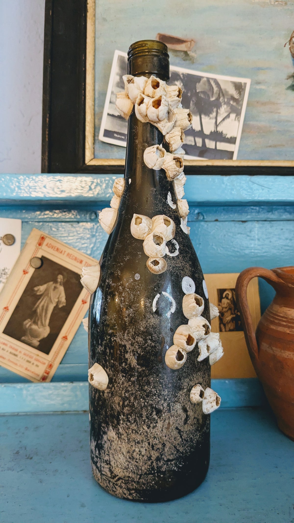 Authentic Barnacle Covered Bottle