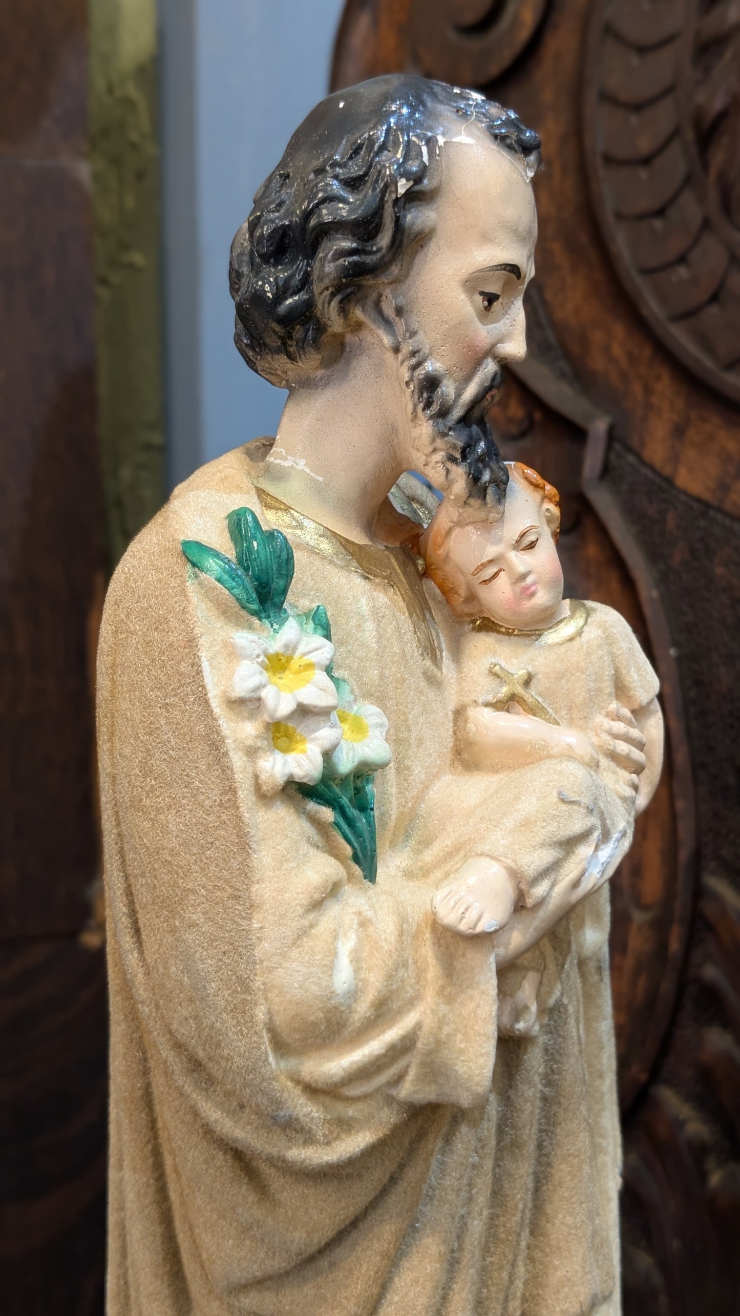 Saint Joseph and the Infant Jesus Statue