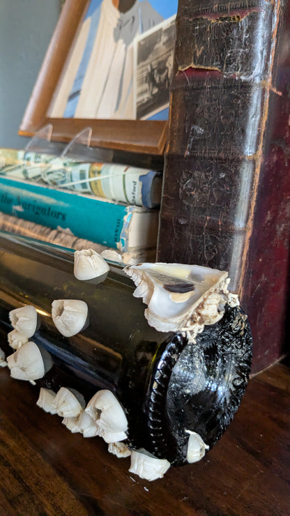 Authentic Barnacle and Oyster Covered Bottle