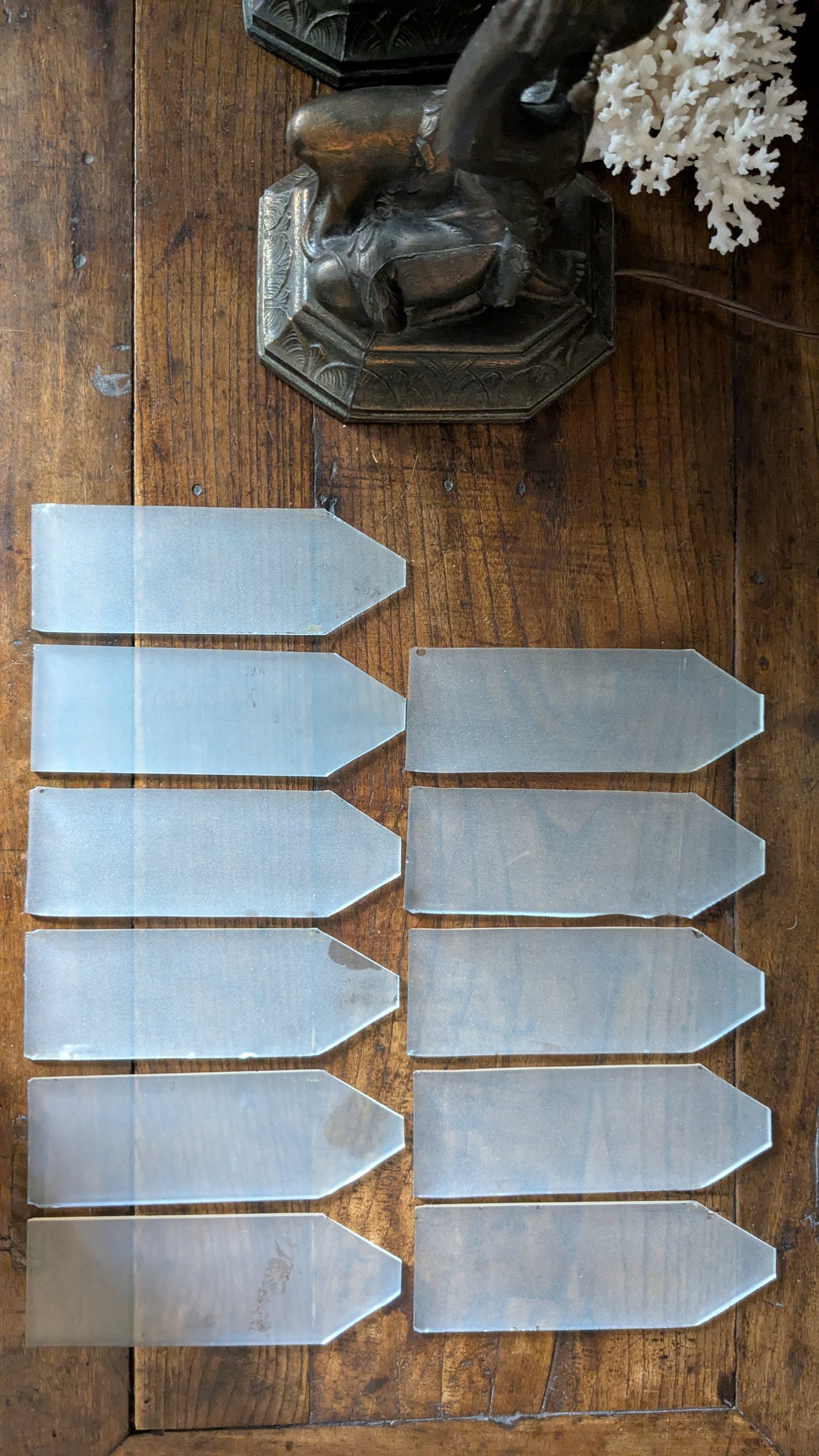 Pair of Art Deco Joan of Arc Lamps