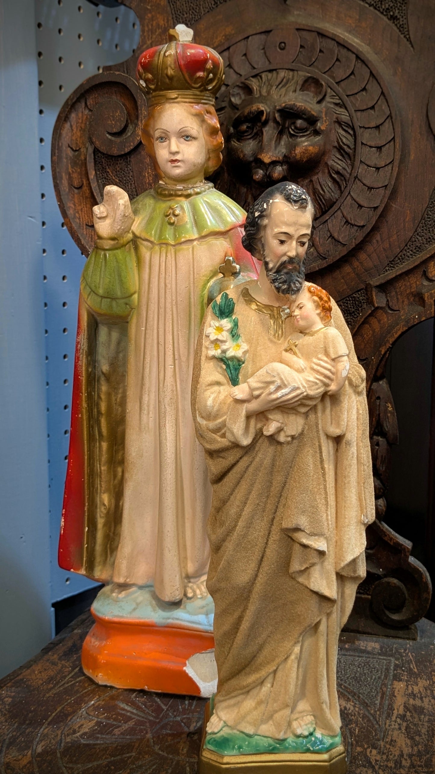 Saint Joseph and the Infant Jesus Statue