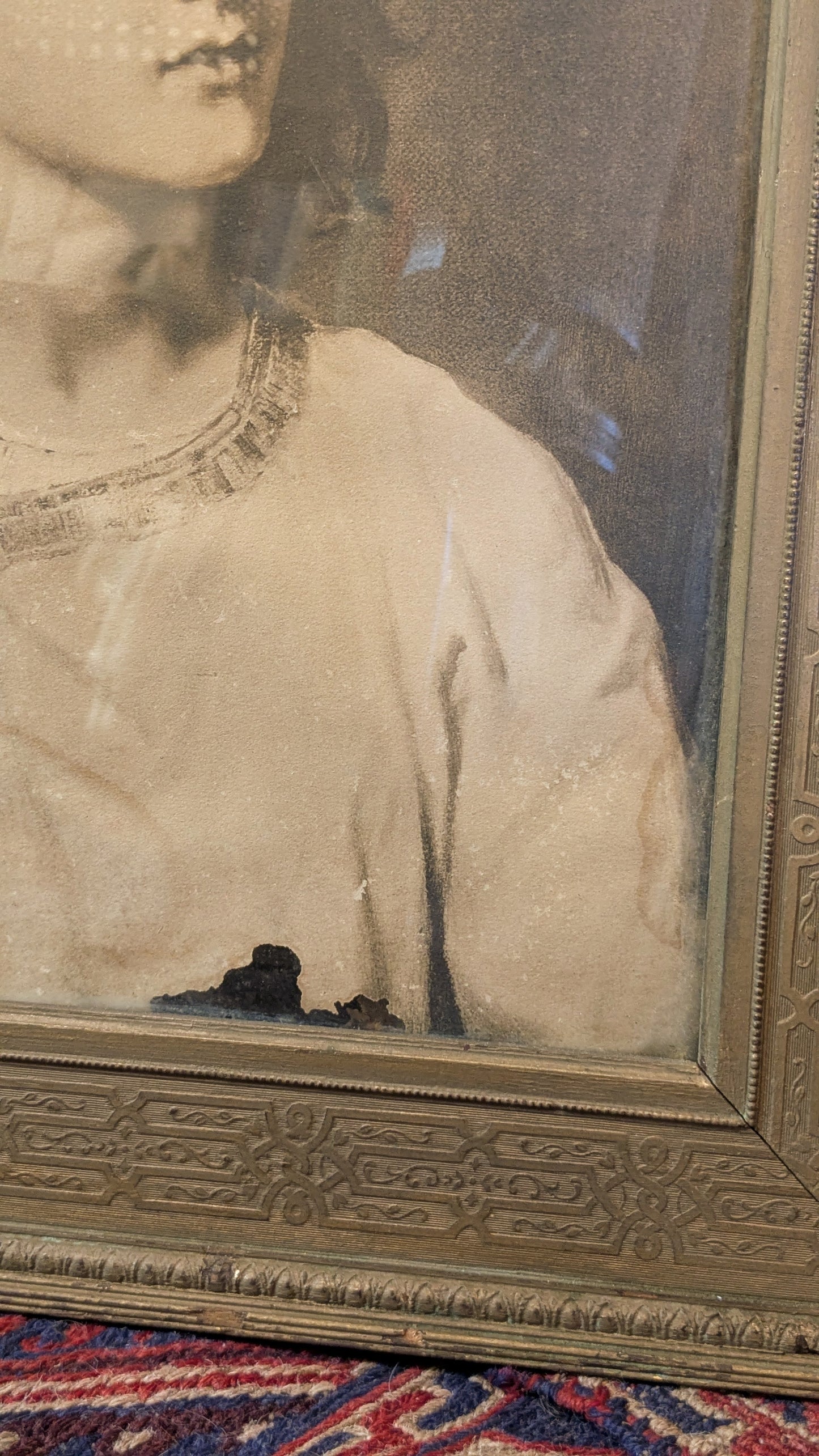 Antique Framed Print of Twelve Year Old Jesus