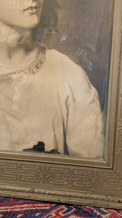 Antique Framed Print of Twelve Year Old Jesus