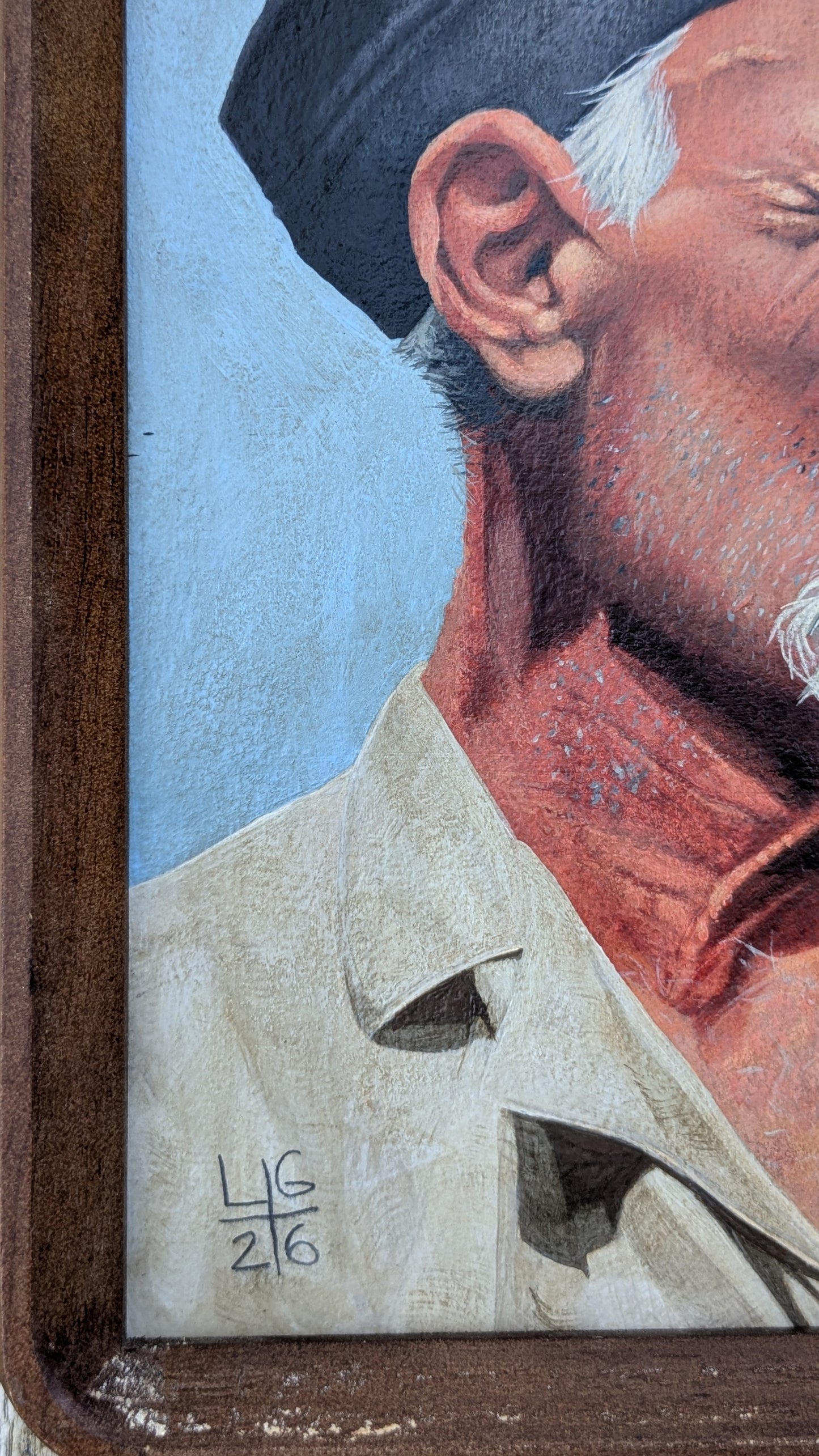 Original Acrylic Sailor Portrait