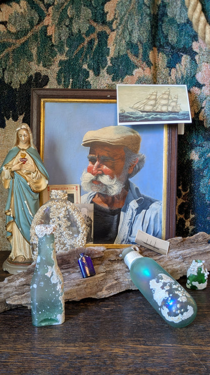 Tiny Blue Sea Tumbled Bottle