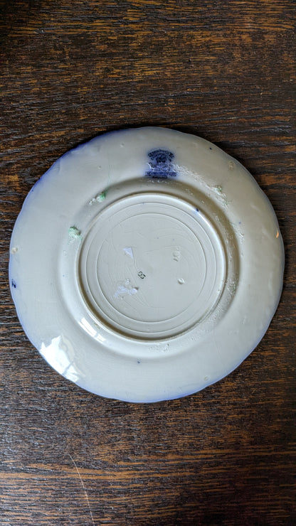 Blue and White Brunswick Plate
