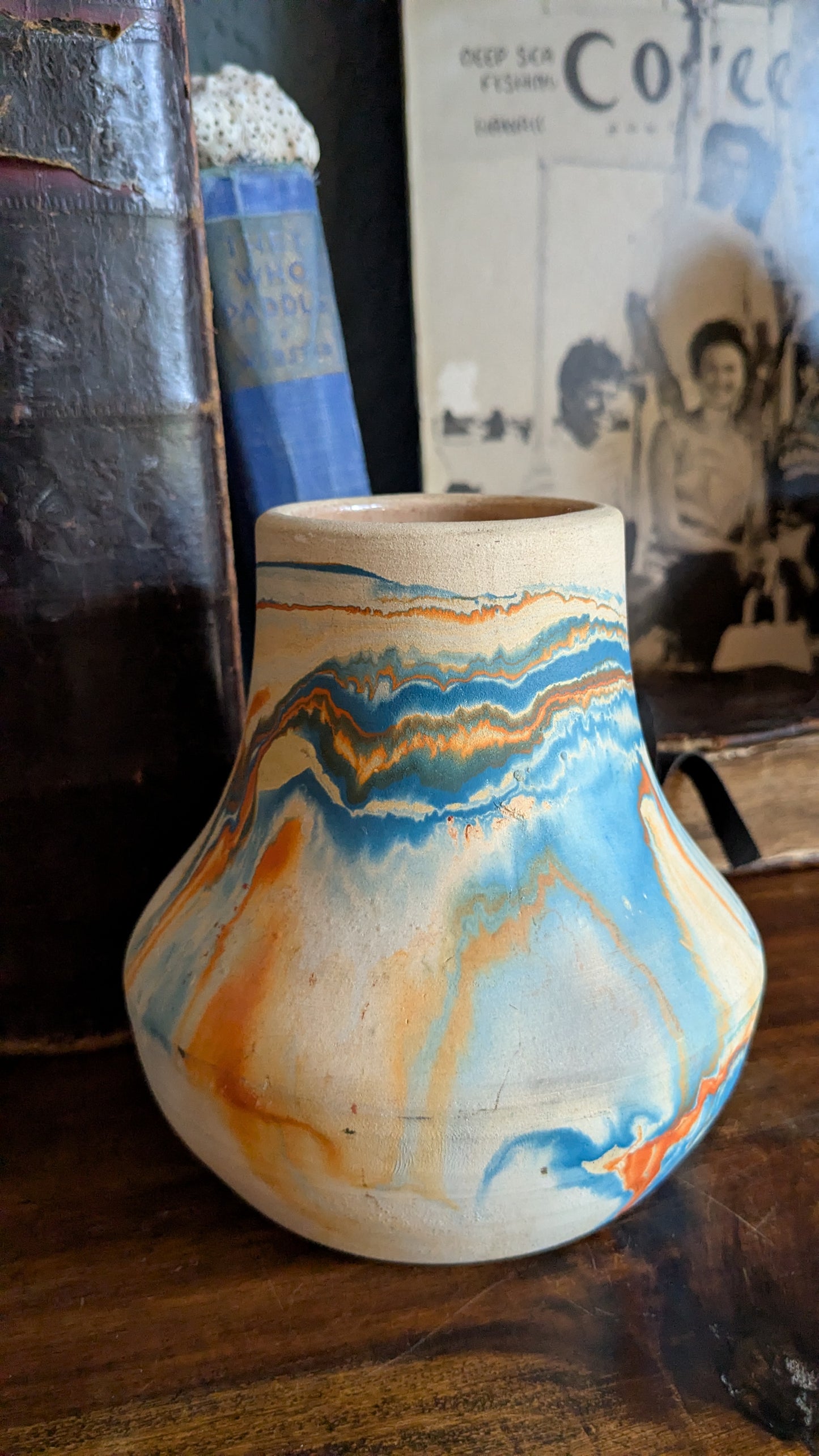 Vintage Nemadji Pottery Native American Pot