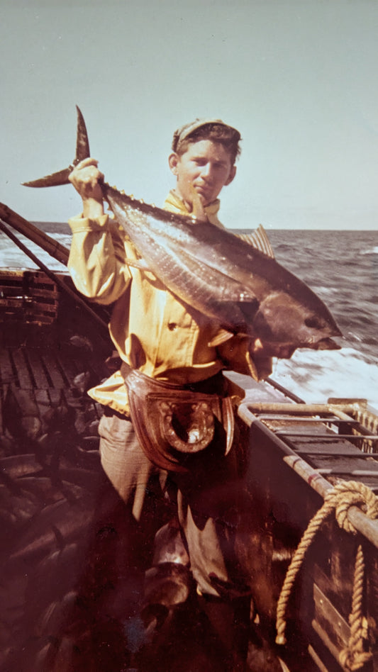 Fisherman in a Yellow Slicker Photo