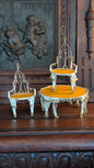 Antique Handmade Tin Can Dining Set