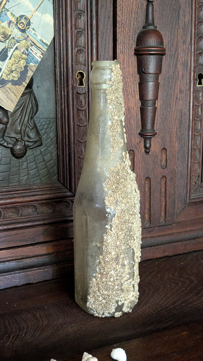 Barnacled Glass Bottle