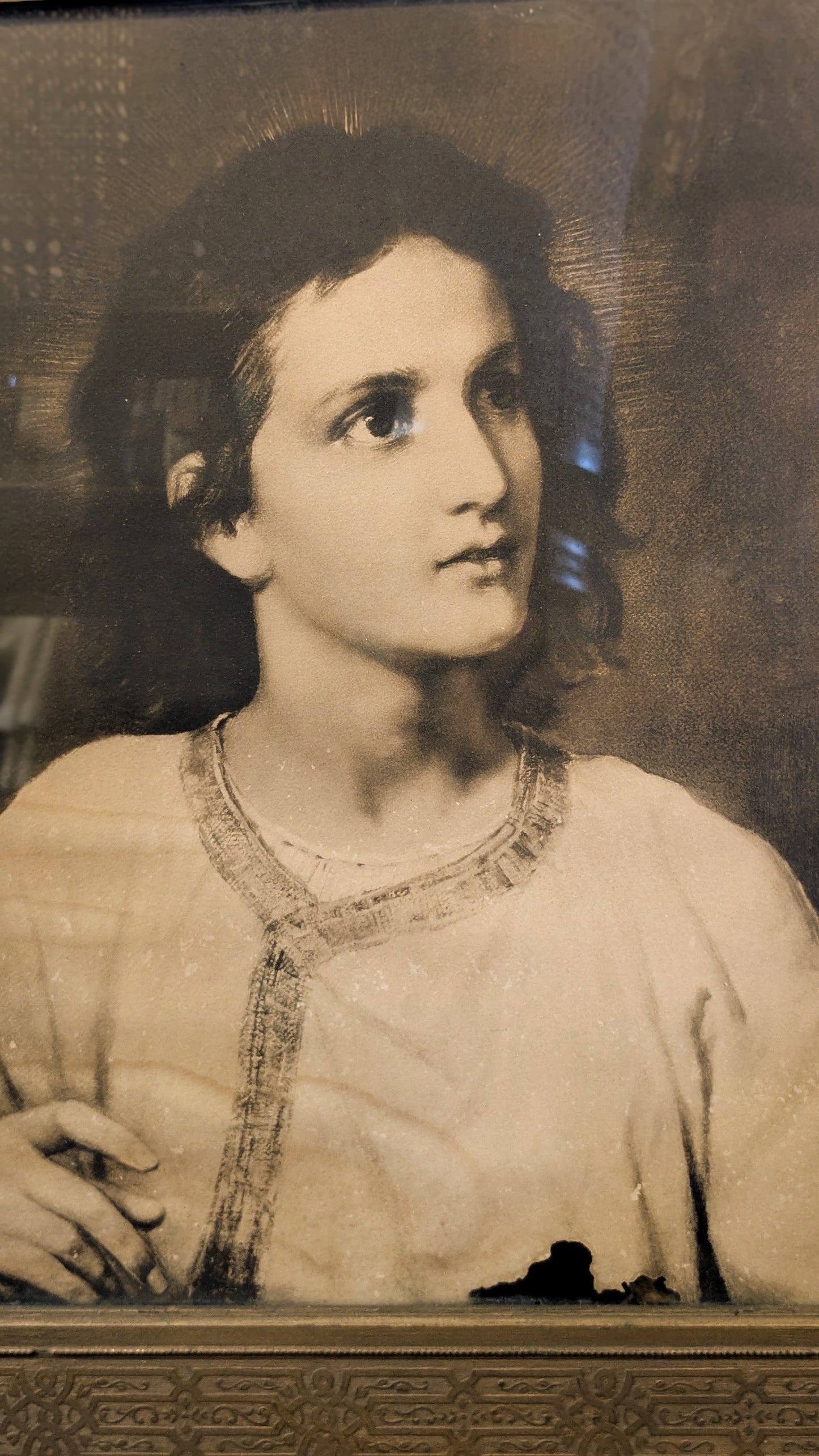 Antique Framed Print of Twelve Year Old Jesus