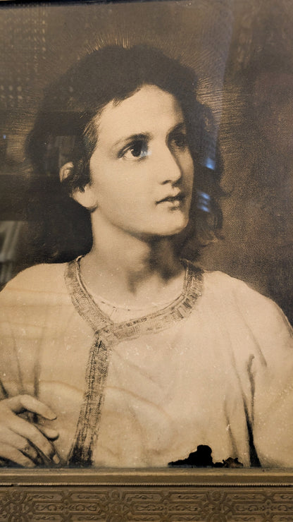 Antique Framed Print of Twelve Year Old Jesus