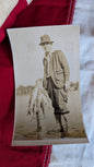 Antique Sepia Fishing Photograph