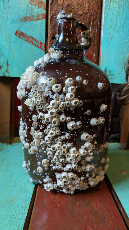 Barnacle Covered Glass Jug