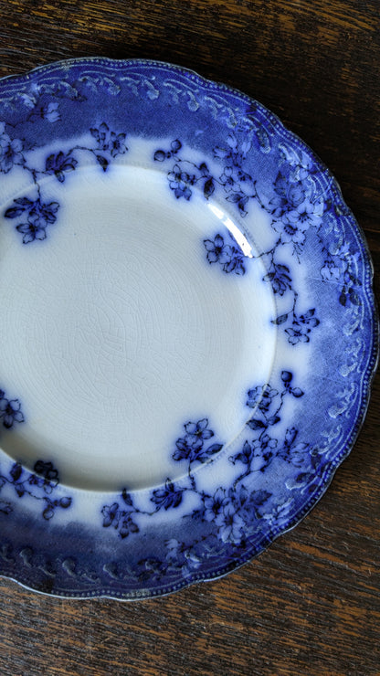 Blue and White Brunswick Plate