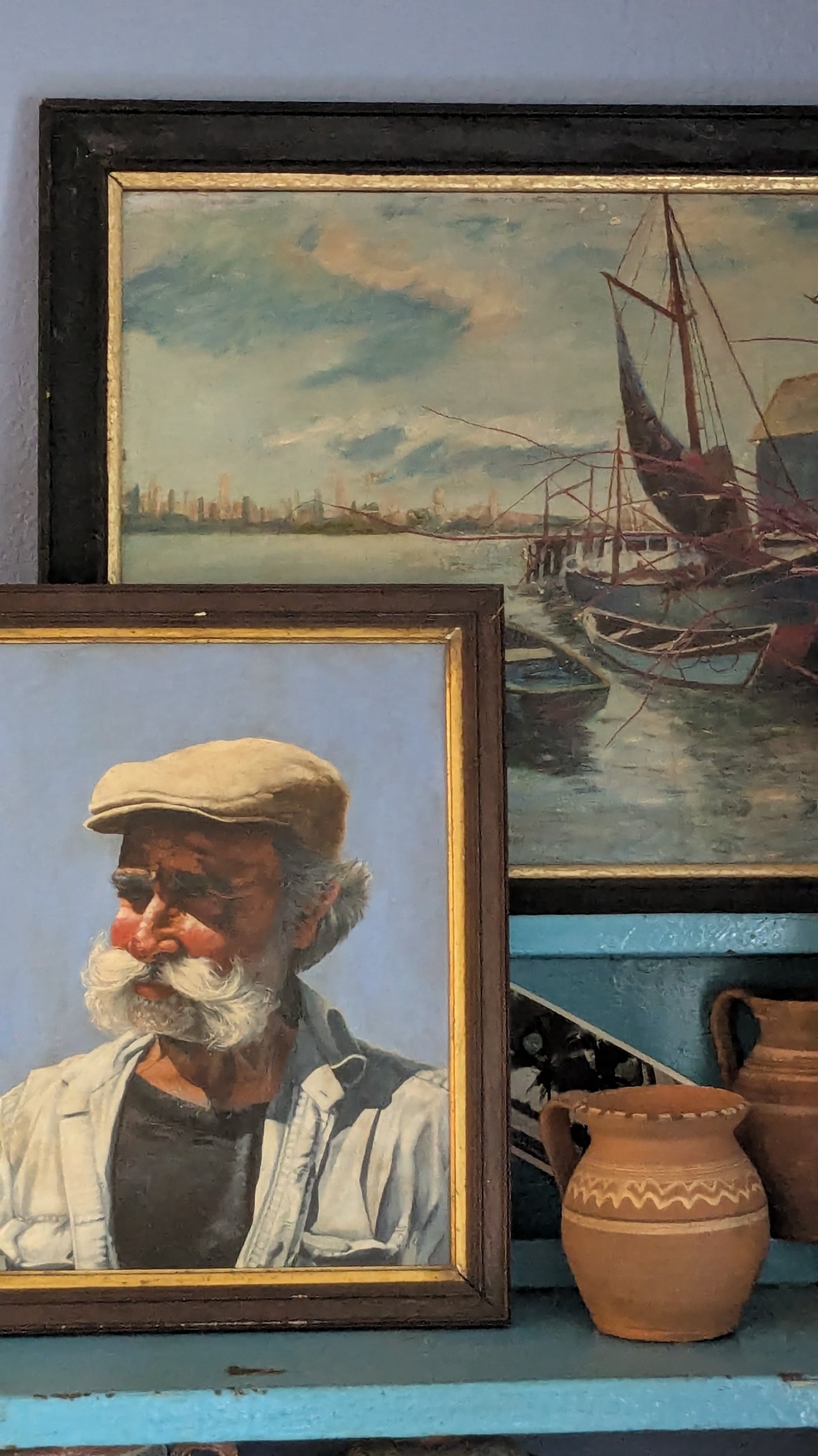 Original Fisherman Portrait Painting