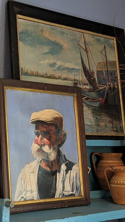 Original Fisherman Portrait Painting