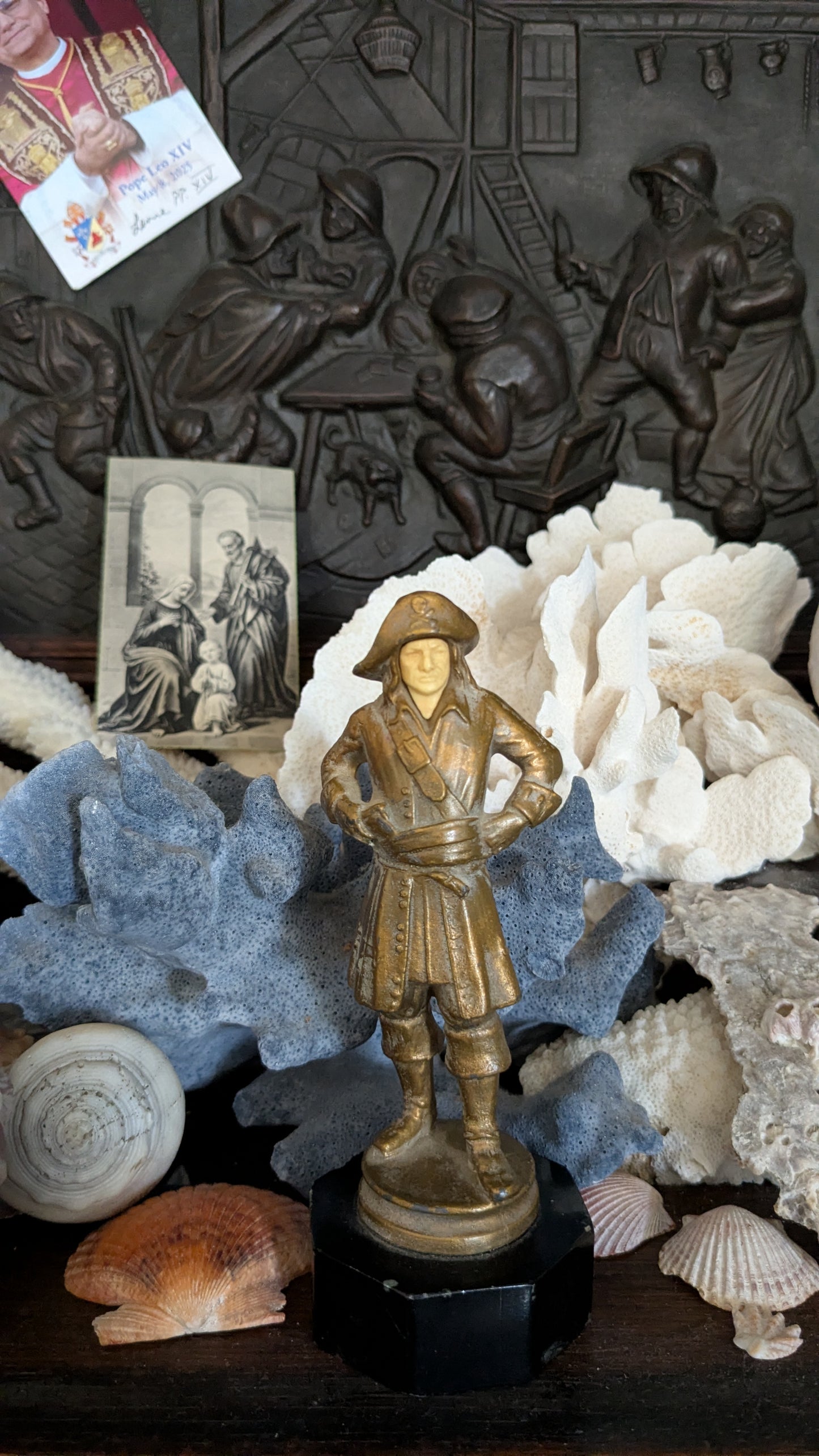 Antique Pirate Figure